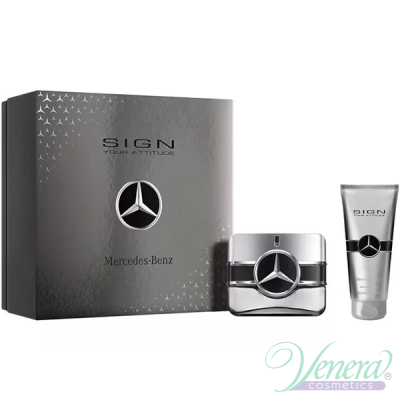 Mercedes-Benz Sign Your Attitude Set (EDT 100ml + SG 100ml) pentru Bărbați Seturi